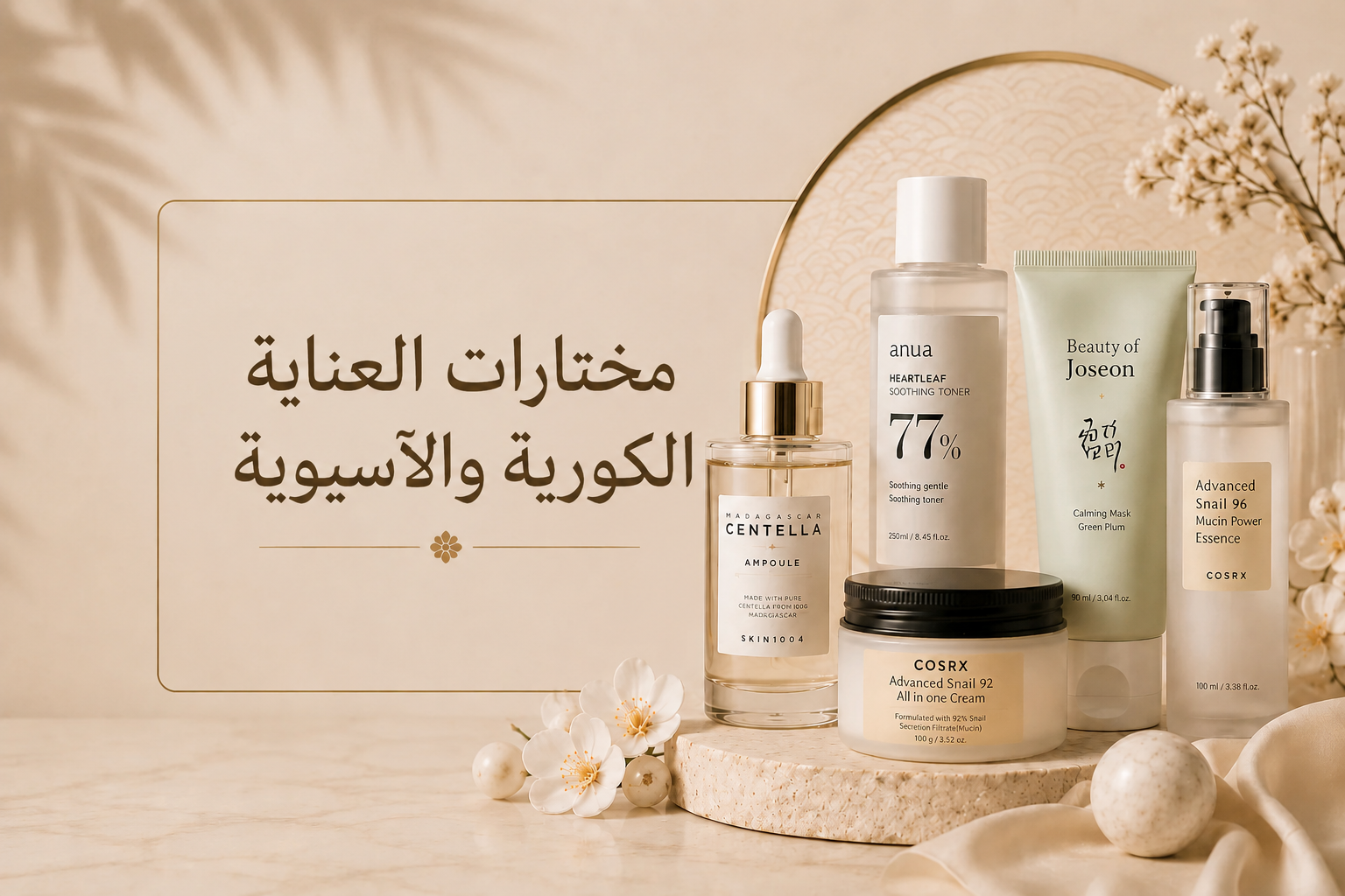 مختارات العناية الكورية والآسيوية