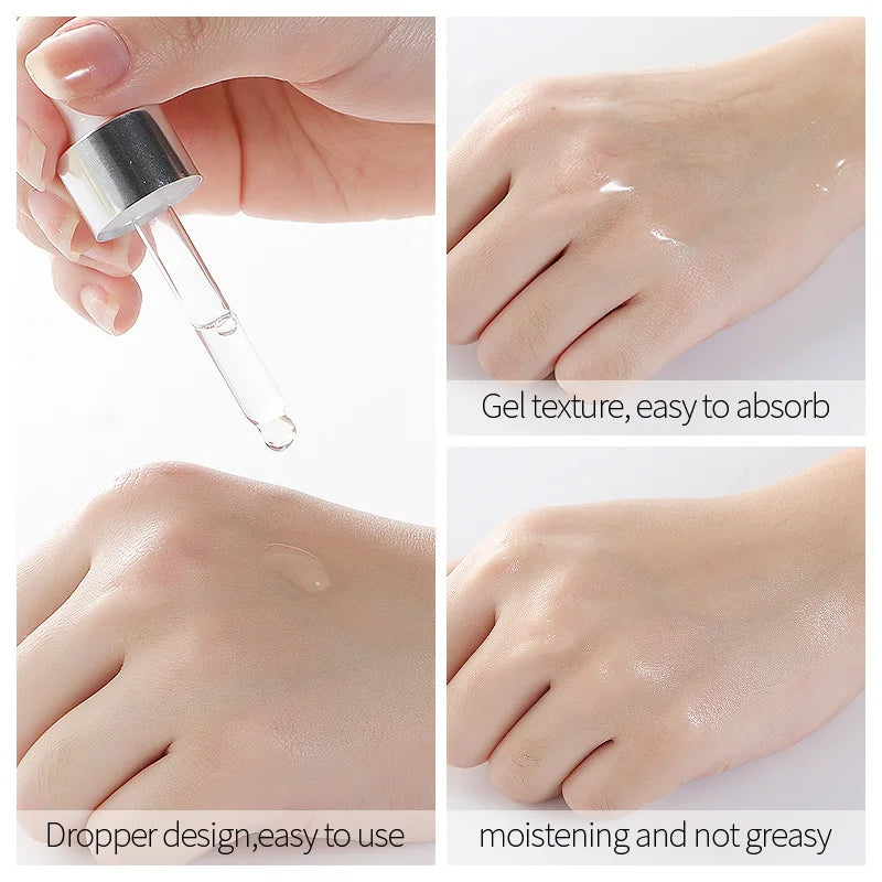 LAIKOU Hyaluronic Acid Serum Moisturizing Smoothing Face Essence Skin Care Shrink Pore Cream For Dry Facial Skin