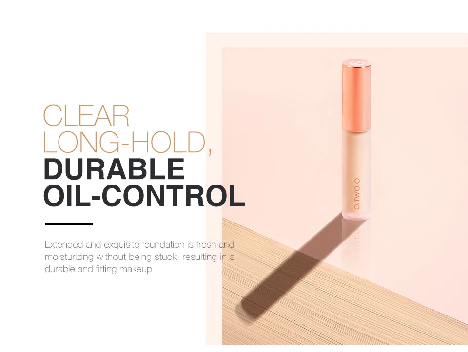 O.TWO.O Liquid Concealer Cream Waterproof Full Coverage Concealer Long Lasting Face Scars Acne Cover Smooth Moisturizing Makeup
