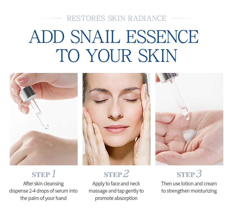 LAIKOU Hyaluronic Acid Serum Moisturizing Smoothing Face Essence Skin Care Shrink Pore Cream For Dry Facial Skin