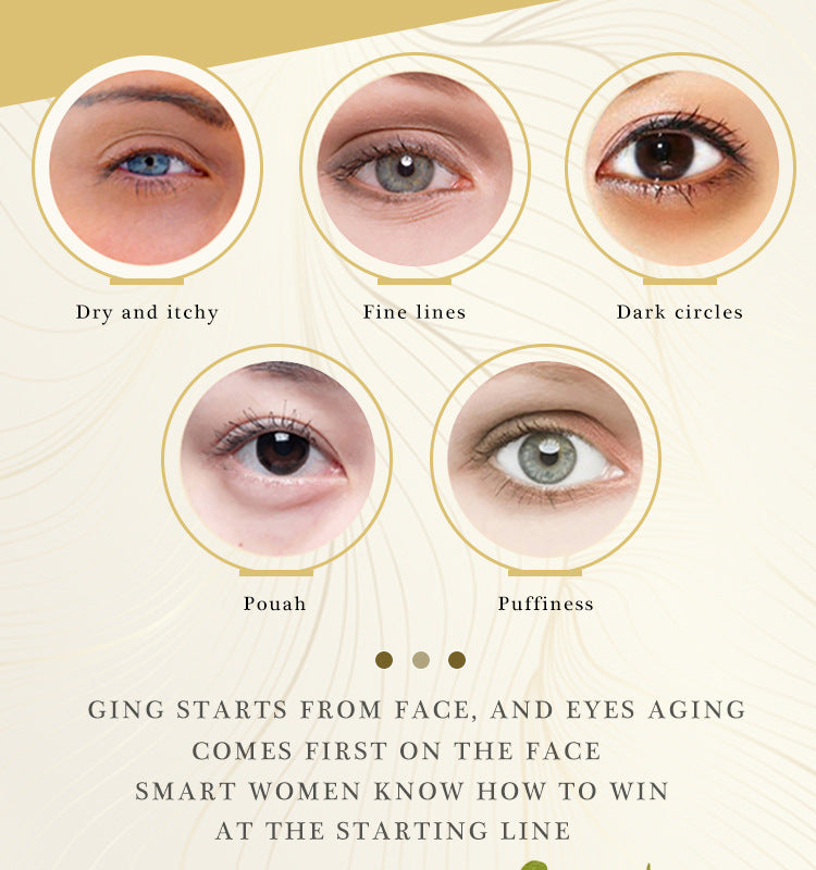 Dark Circle Remover Eye Cream Peptide Wrinkle Removal Serum Instant Eye Bags Anti-Puffiness Lifting Firming Skin Care Products