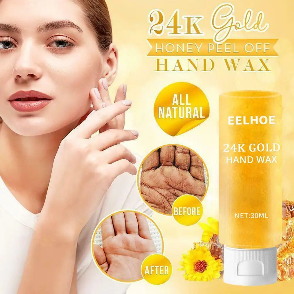 Honey Wax Hand Cream Peel off Exfoliator Callus Remover Brightening Skin Lightening Smoothing Hydrating Gel For Hands