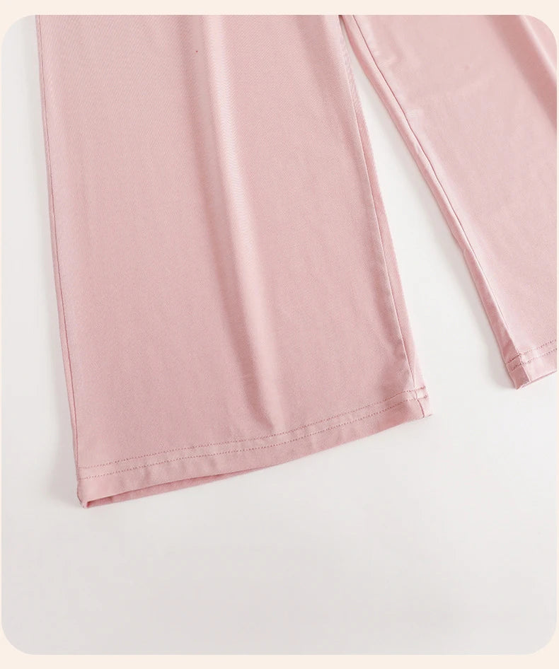 Female Loungewear Pijama Mujer Homewear Summer Nightwear Elegant Women's Pajama Sets Women With Breast Pad Femme Sleepwear