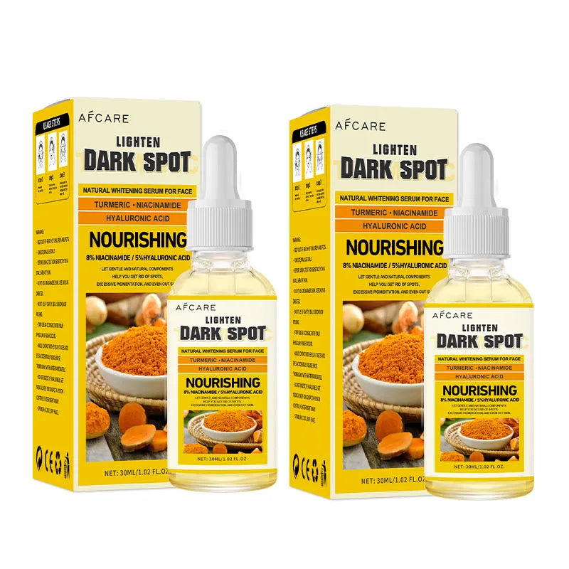 Turmeric Serum Moisturizing Facial Skin Essence  Niacinamide Hyaluronic Acid Daily Care