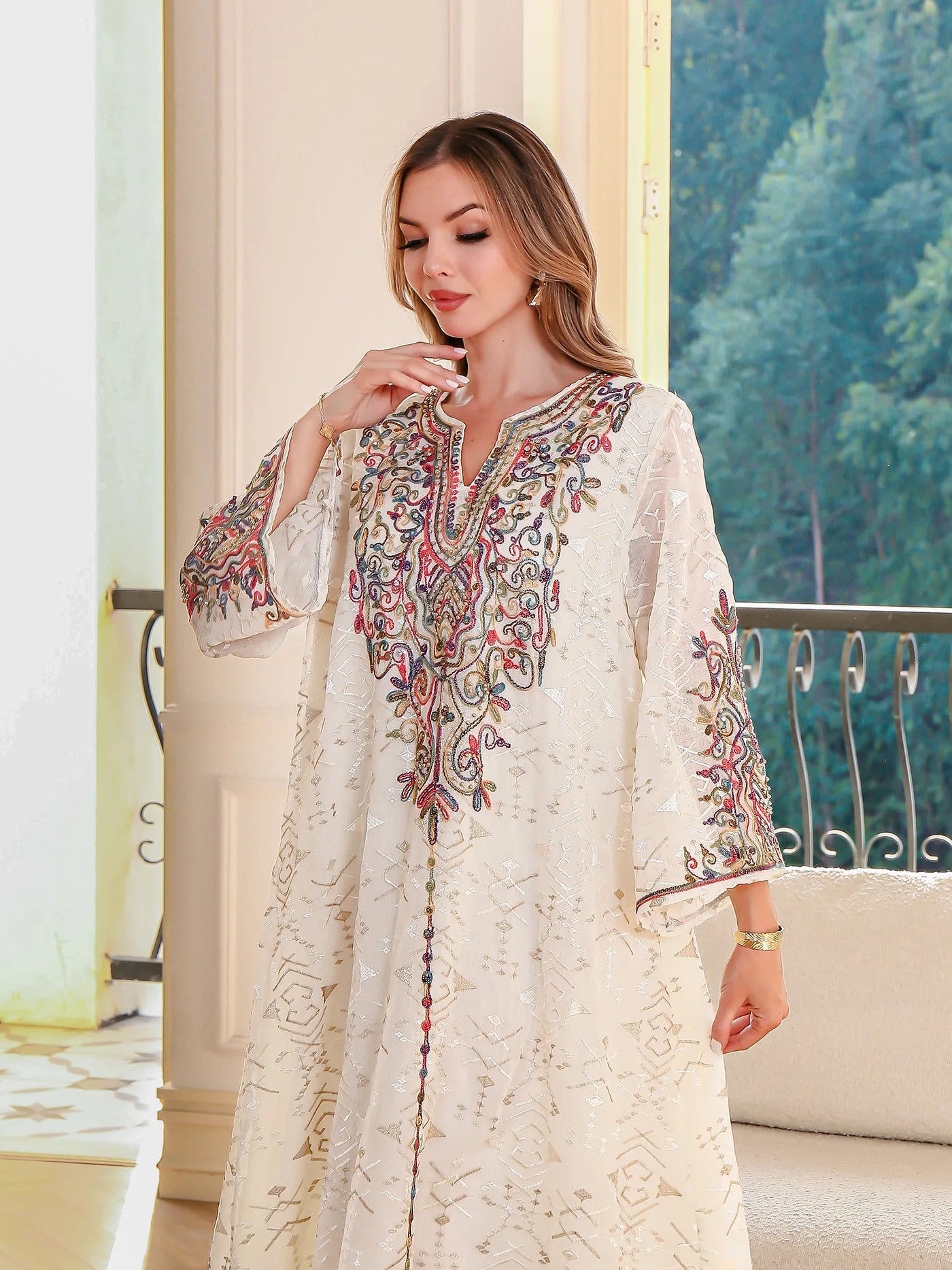 Eid Women Dress Muslim Abaya Dubai Vestidos Largos Party Caftan Jalabiya Ramadan Embroidery Abayas Kaftan Arab Long Robe 2026