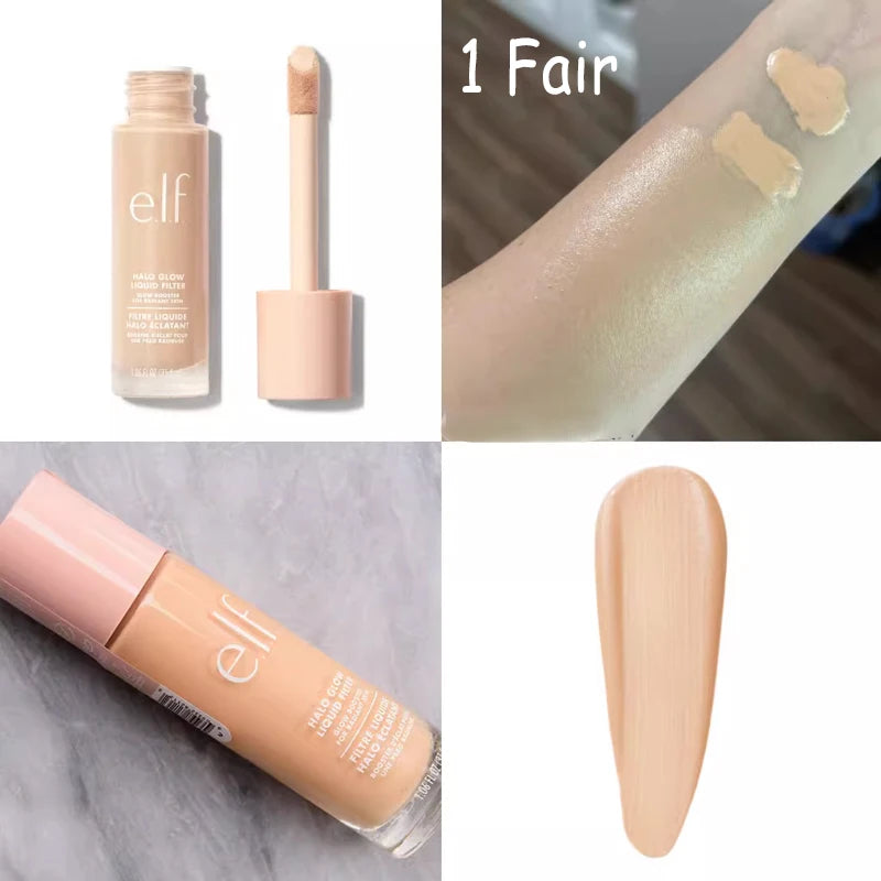 ELF Skincare Products Pre Makeup Gel Gel Green Primer 75ml Exfoliate Clean Pores Makeup Setting Spray Liquid Foundation Fair 0.5