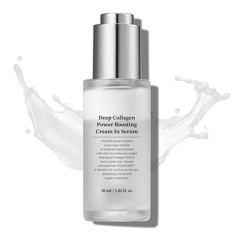 Korean Silk Collagen Essence Serum Deep Collagen Intensive Revitalizing Essence Cream Peptide Firming Face Women Hydrating Care