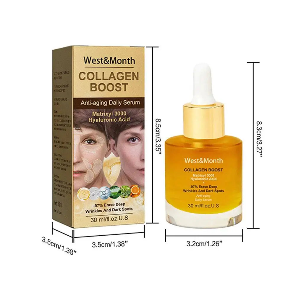 30ml سيروم الكولاجين الفعال - تجديد البشرة ومكافحة التجاعيد
