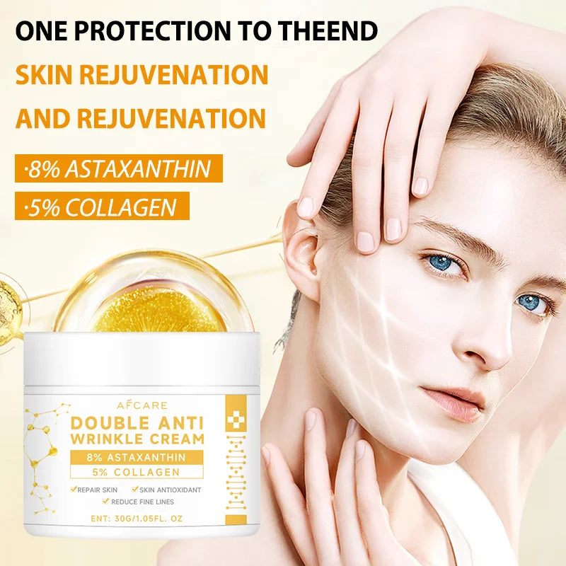 Anti Wrinkle Astaxanthin Collagen Cream 2025 New Anti Aging Ingredient Repairing Moisturizing Nourishing Korea Face Skin Care