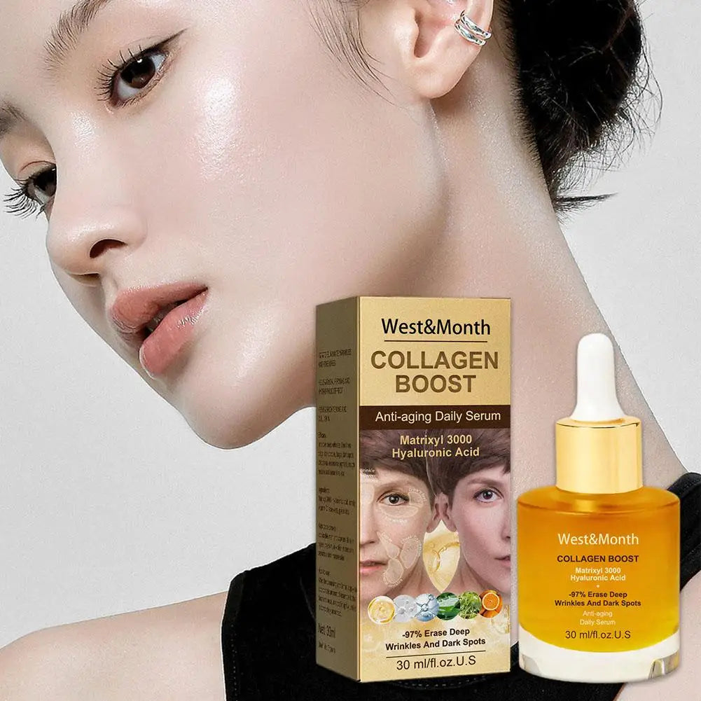 30ml سيروم الكولاجين الفعال - تجديد البشرة ومكافحة التجاعيد