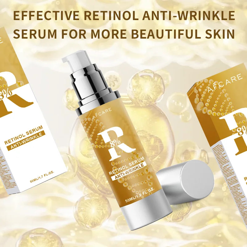 Wrinkle Removal Retinol Serum  Facial Serum Rejuvenation Lift Firming Anti-aging Whitening Invisible Pores Beauty Skin Care
