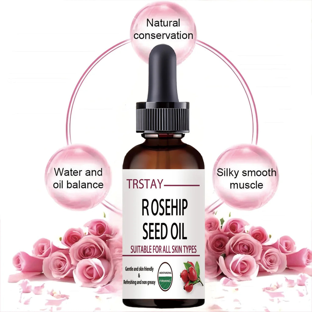 زيت ثمر الورد Rosehip Oil لترطيب ونضارة البشرة – TRSTAY