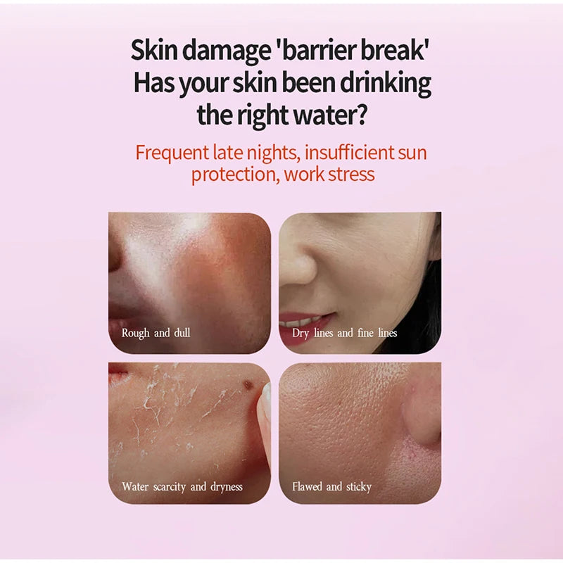 PDRN Essence Moisturizing Spray Hydrating Clear Lasting Hydrating Skincare Set Refreshing NonGreasy Fast-Acting Brighten Essence