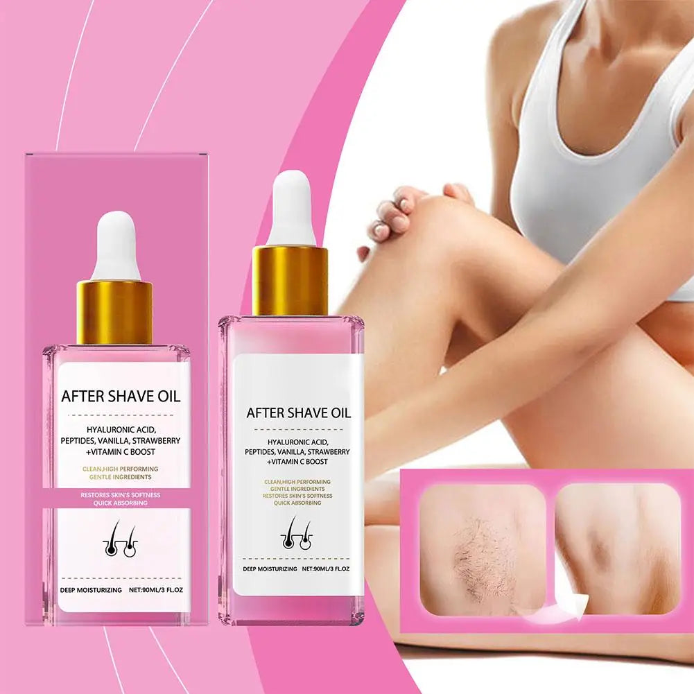 Strawberry Vanilla After Shave Oil For Smooth Skin Deeply Hydrates Shaving Care Oil Deeply Hydrates Shaving Care Oil 1/3/5pcs
