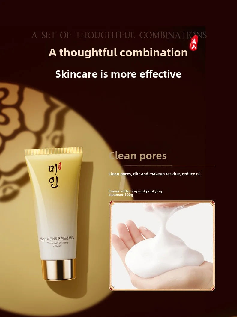 Caviar  Moisturizing Anti-Wrinkle Skincare Set - Firming, Lifting Hydrating Face Kit for All Skin Types Beauty care product