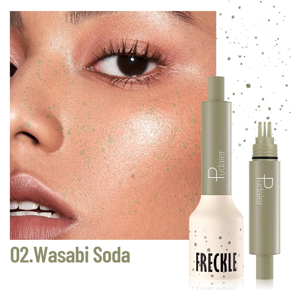 1pc Natural Freckle Stamp Pen, waterproof and sweatproof - quick-drying, natural and delicate freckle makeup, multi-scene use