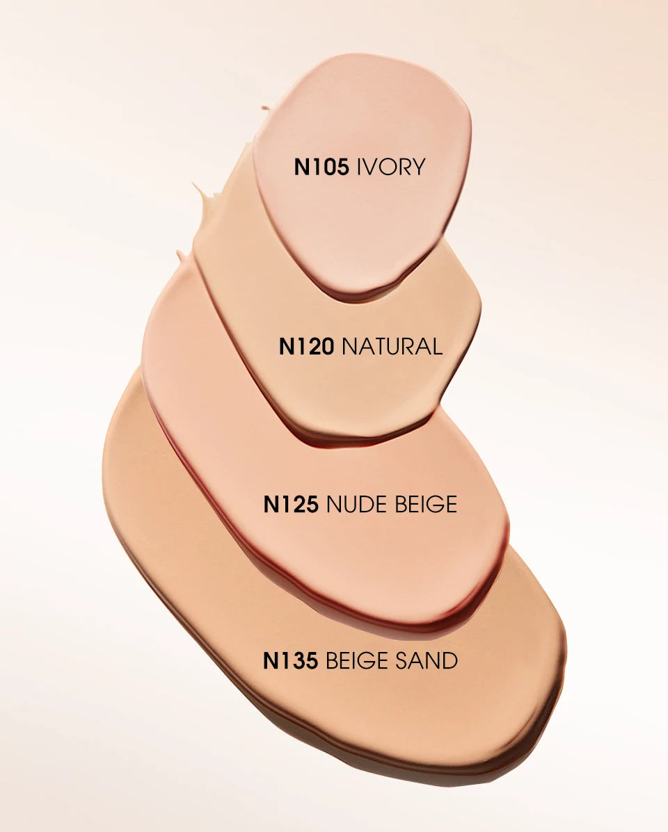 O.TWO.O Air Cushion Cream Face Powder 24h 2 In 1 Long-Lasting Oil-control Matte Soft Focus Concealer Makeup Pressed Powder Cream