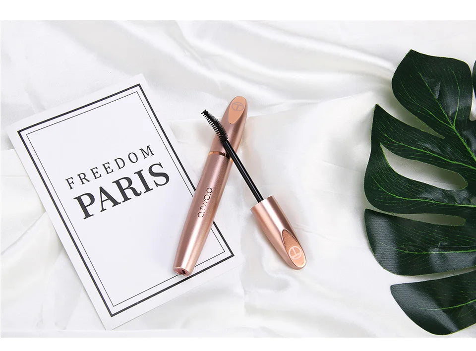 O.TWO.O Black Mascara Lengthens Eyelashes Waterproof Long-lasting 4D Silk Fiber Mascara Lash Extension Cosmetics Makeup