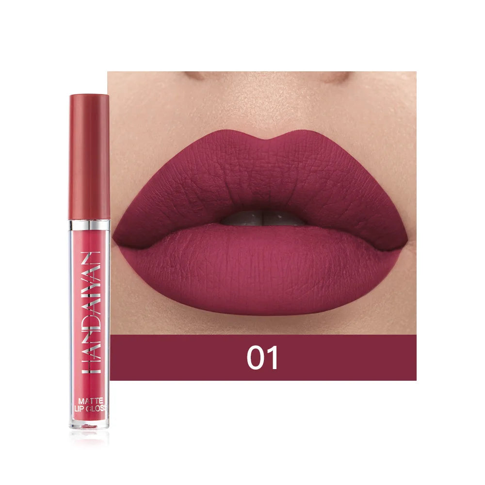 Liquid Lipstick Set Ultra Matte Velvet Waterproof Long Lasting Lip Glosses Nude Makeup Cosmetic Kit