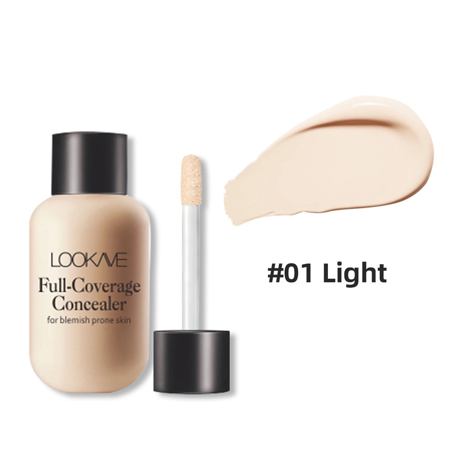 3 Colors Liquid Concealer Waterproof Matte Full Coverage Acne Scars Dark Circles Foundation Whitening Lasting Makeup Cosmetics