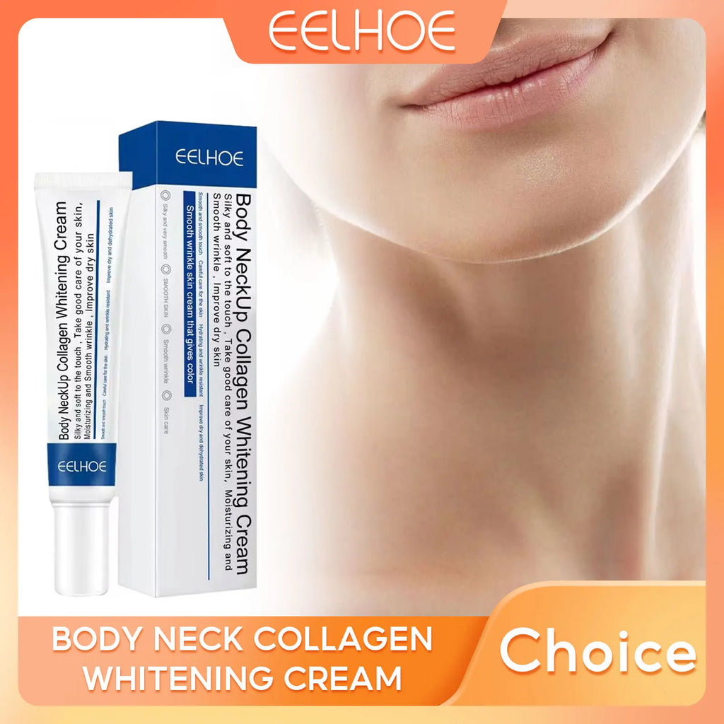 EELHOE Collagen Neck Cream Anti Aging Double Chin Lifting Neck Lines Removal Tighten Skin Firming Deep Hydration Neck Cream 20g
