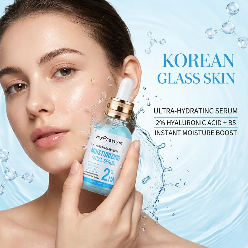 B5 Moisturizing Face Serum Hyaluronic Acid Improve Dark Skin Fade Fine Lines Deep Hydration Firming Facial Essence Skin Care