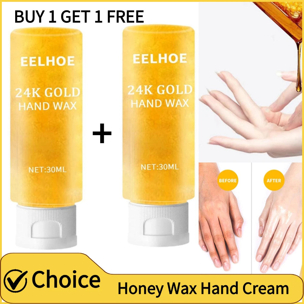 Honey Wax Hand Cream Peel off Exfoliator Callus Remover Brightening Skin Lightening Smoothing Hydrating Gel For Hands