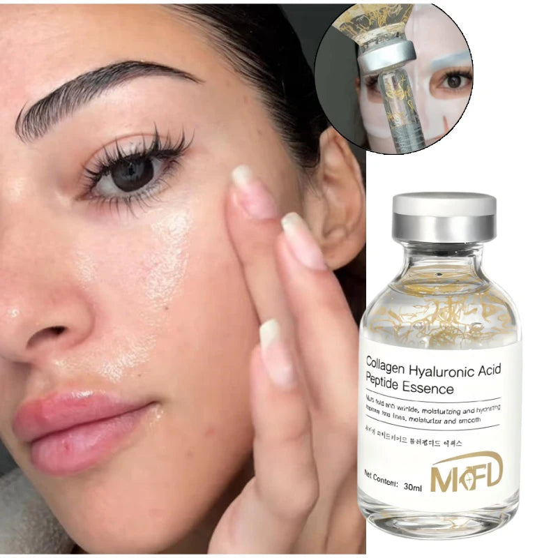 Korean Silk Collagen Essence Serum Deep Collagen Intensive Revitalizing Essence Cream Peptide Firming Face Women Hydrating Care