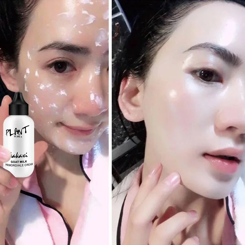 50ml Goat Milk Liquid Foundation Matte Concealer Waterproof Oil-control Cover Dark Circles Brighten Natural Cosmetics Makeup
