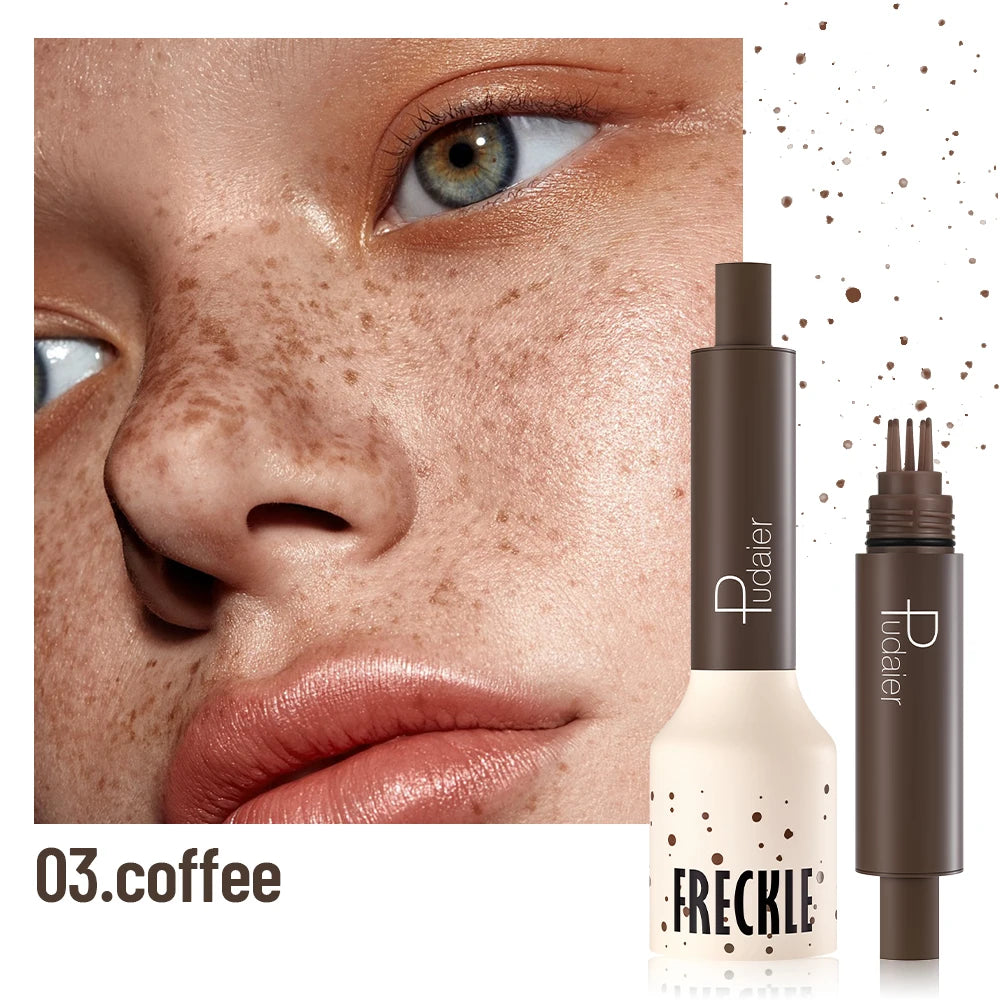 1pc Natural Freckle Stamp Pen, waterproof and sweatproof - quick-drying, natural and delicate freckle makeup, multi-scene use