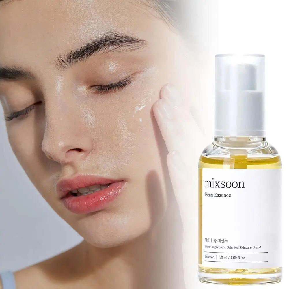 Mixsoon Korean Skincare Collection, Bean Cream & SPF50 Sunscreen & Centella Cleanser, Soy Extract Hydrating Brightening,Soothing