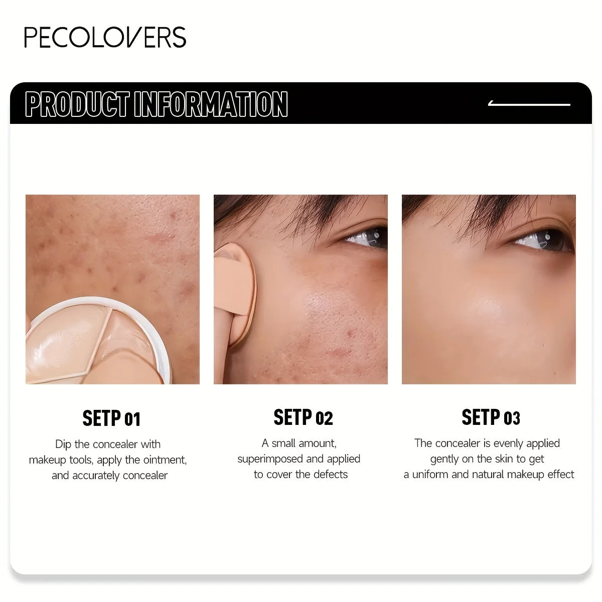 Waterproof Long Lasting Full Coverage for Acne Mark Dark Circles Eye Contour Concealer Palette Moisturizing Face Makeup