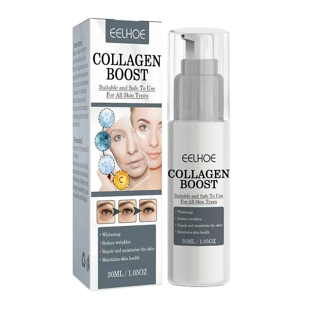 Collagen Boost Serum Wrinkle Remover Firming Whitening Hyaluronic Acid Essence Fade Fine Lines Women Skin Care 1/3/5pcs
