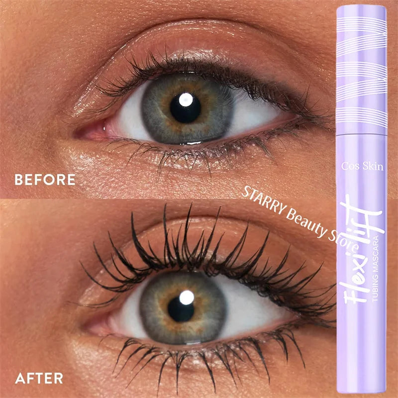 5D Waterproof Mascara Lengthening Eyelashes Long Lasting Sweatproof Mascara Black Silk Fibre Make Up Beauty Korean Cosmetics New