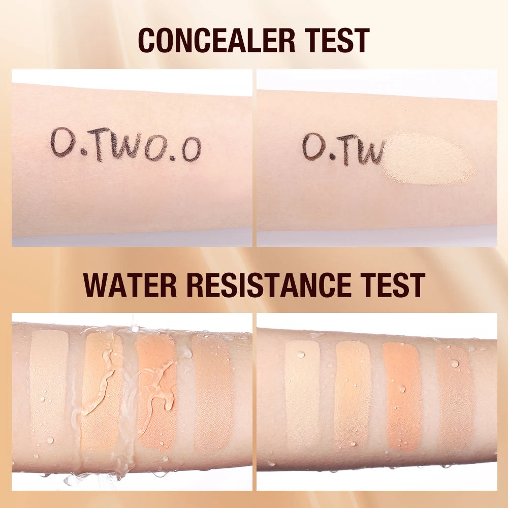 O.TWO.O 4pcs Makeup Set Foundation Cream SPF 30 PA+ Waterproof Brightening Concealer Face Primer Makeup Base Cosmetics