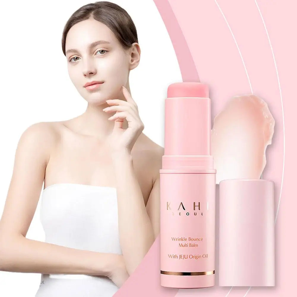 Korean Bounce Multi Balm Collagen Pink Stick Wrinkle Bounce Balm Multi Cream Dull Cosmetics Skin Care