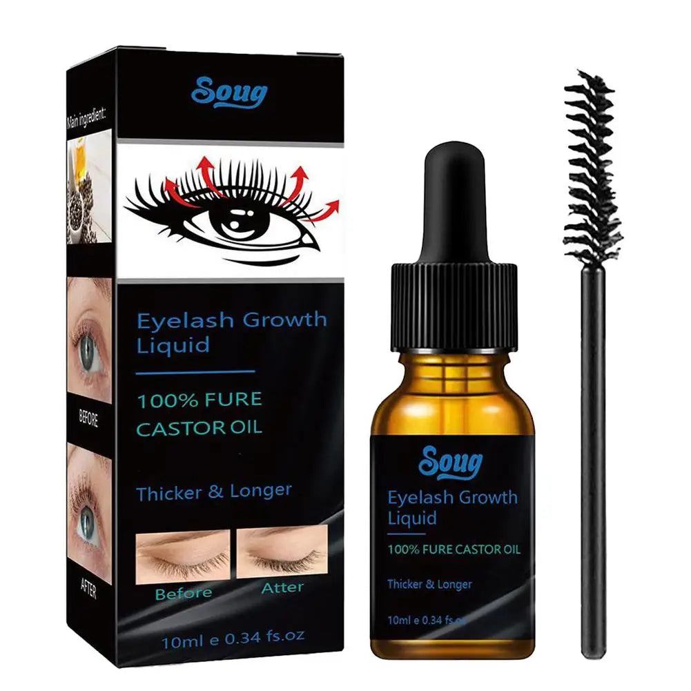 Eyelash Fast Grow Serum Lengthen Thicken Natural Curl Enlargement Voluminous Eyelash Enhancer Serum Eyebrows Thicker