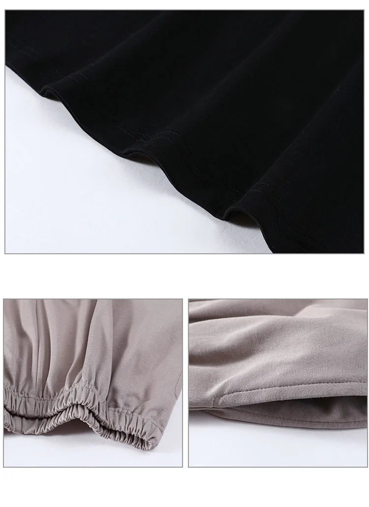 Spring Summer Pure Cotton Womens Pajama Sets Sexy Black Nightwear Casual Pyjama Long Pants Sleepwear Suits Homewear Fashion