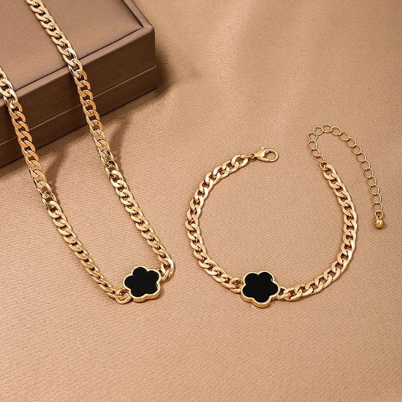 3Pcs/Set of Wedding Season Women's Claw Chain Series Earrings Necklaces Bracelets Jewelry Sets  Banquet and Holiday Jewerly Gift