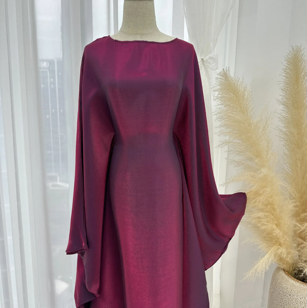 Femme Musulman Shiny Abayas for Women Muslim Prayer Dress Dubai Turkey Kaftan Eid Djellaba Saudi Arabic Robe Islam Jalabiya Gown