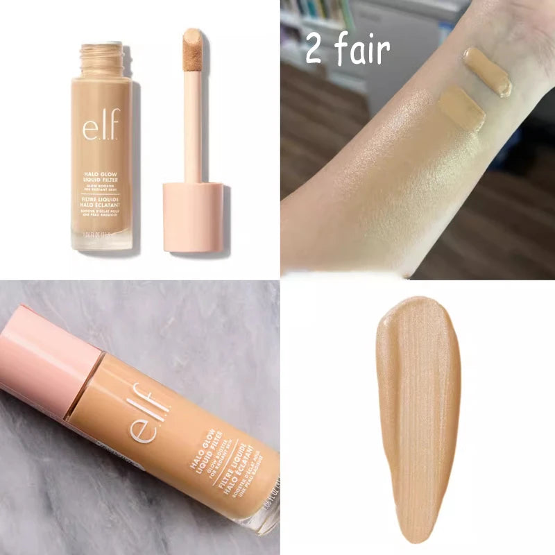 ELF Skincare Products Pre Makeup Gel Gel Green Primer 75ml Exfoliate Clean Pores Makeup Setting Spray Liquid Foundation Fair 0.5