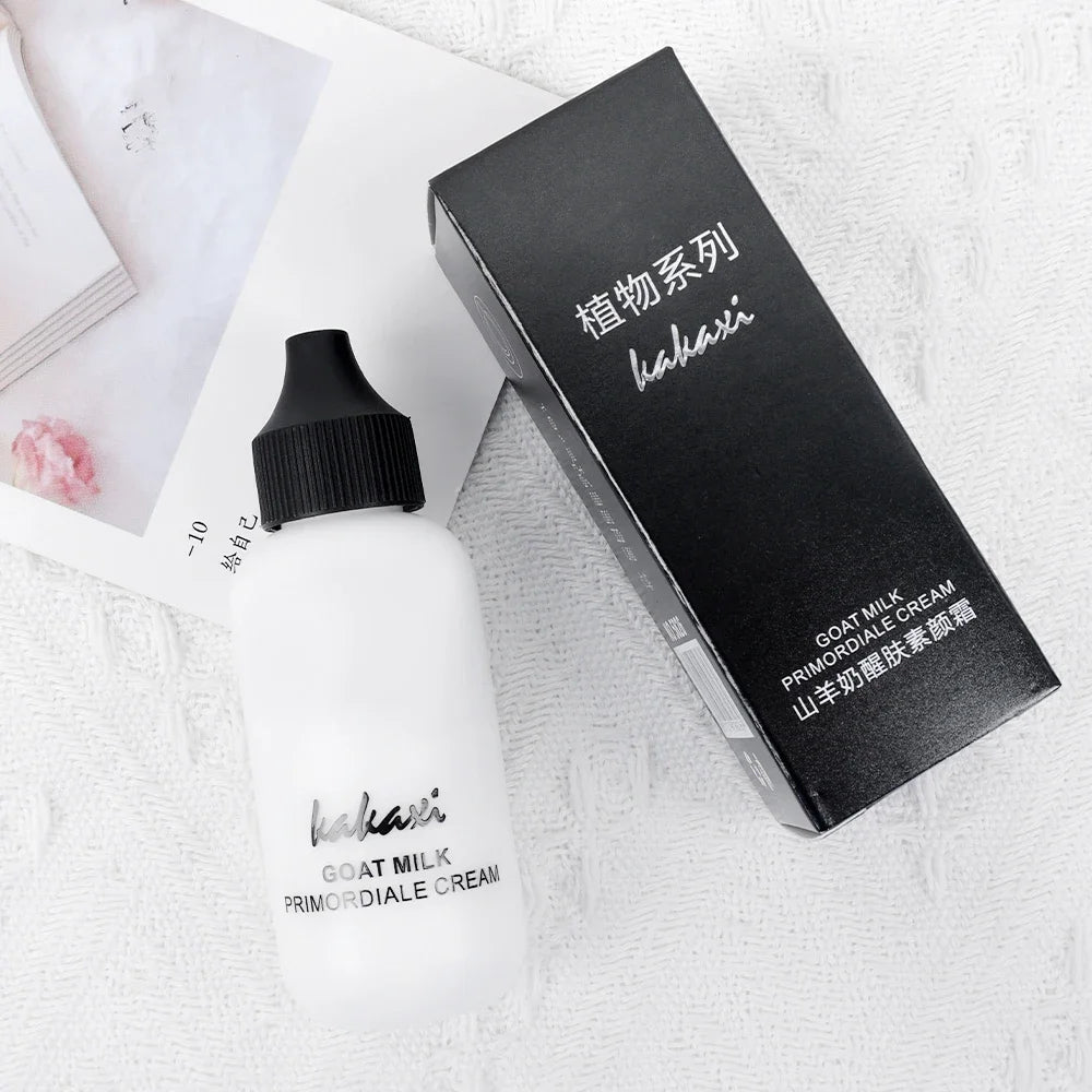 50ml Goat Milk Liquid Foundation Matte Concealer Waterproof Oil-control Cover Dark Circles Brighten Natural Cosmetics Makeup