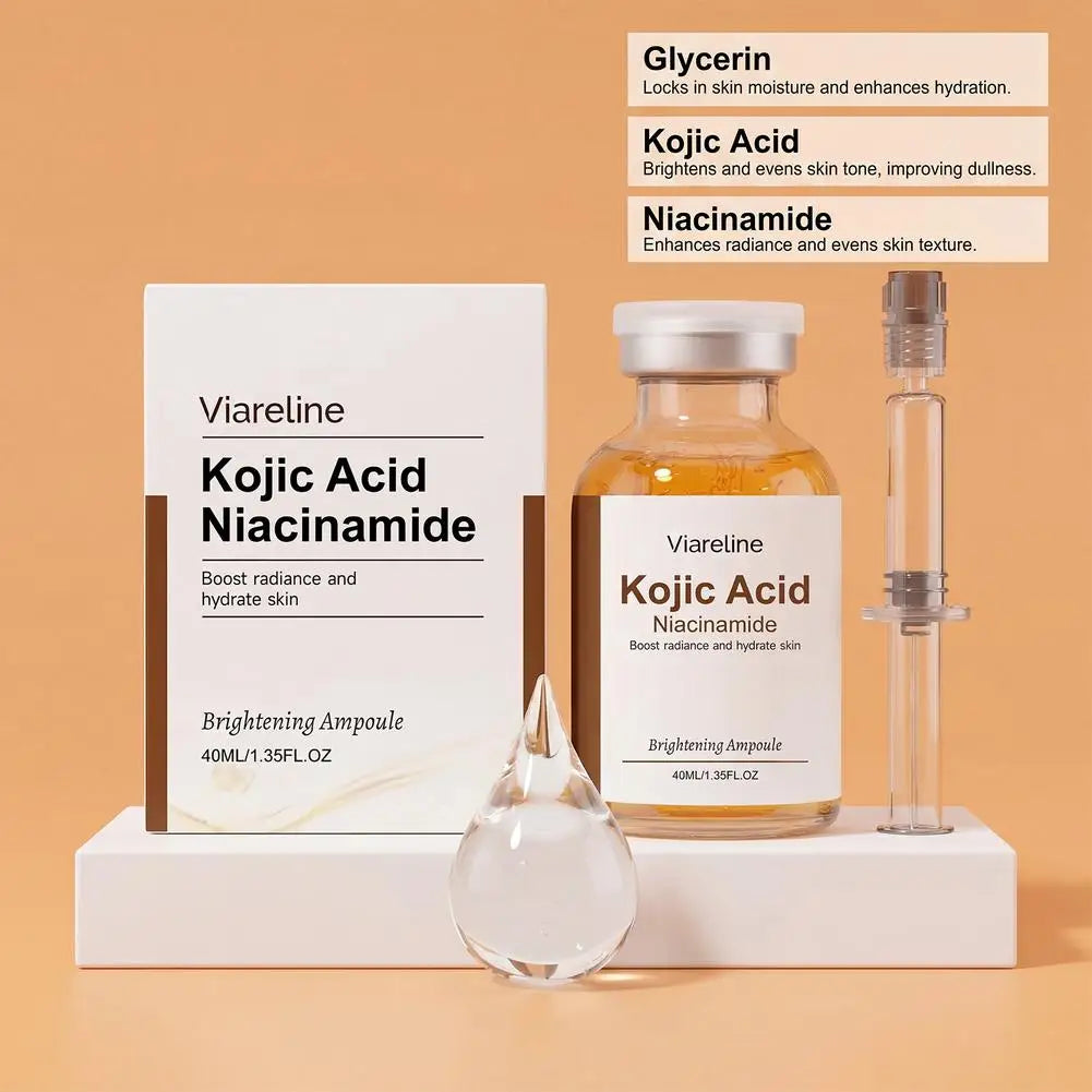 Kojic Acid Niacinamide Serum Ampoule Advanced Skincare Deep Repair Renew Skin Brighten Tone Strengthen Barrier Facial Essence