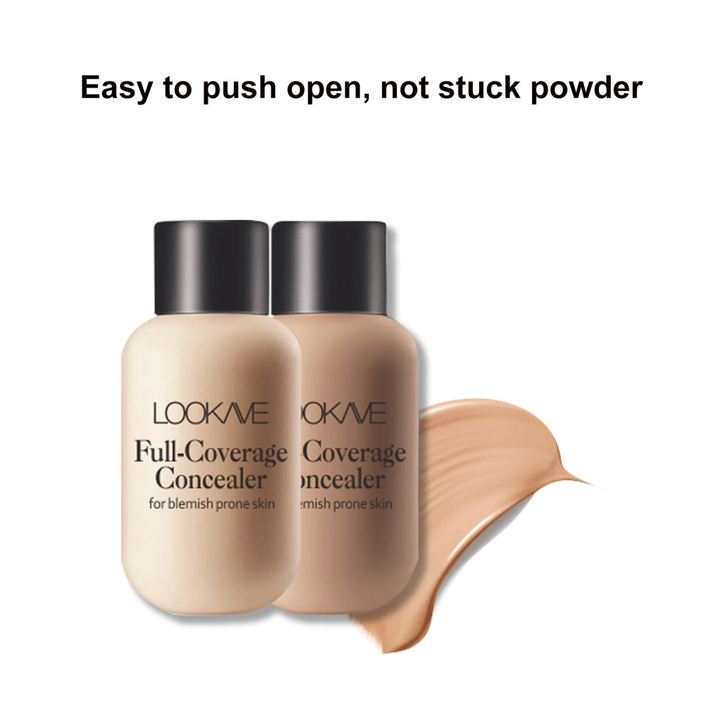 3 Colors Liquid Concealer Waterproof Matte Full Coverage Acne Scars Dark Circles Foundation Whitening Lasting Makeup Cosmetics