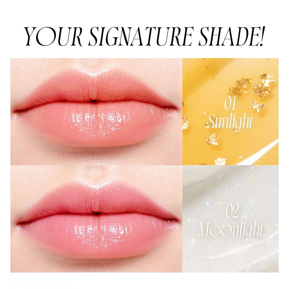 O.TWO.O Lipstick Lip Gloss Lip Balm Color Changing Transferproof Long Lasting Non-Sticky Moisturizing Shine Care Lip Tint Makeup