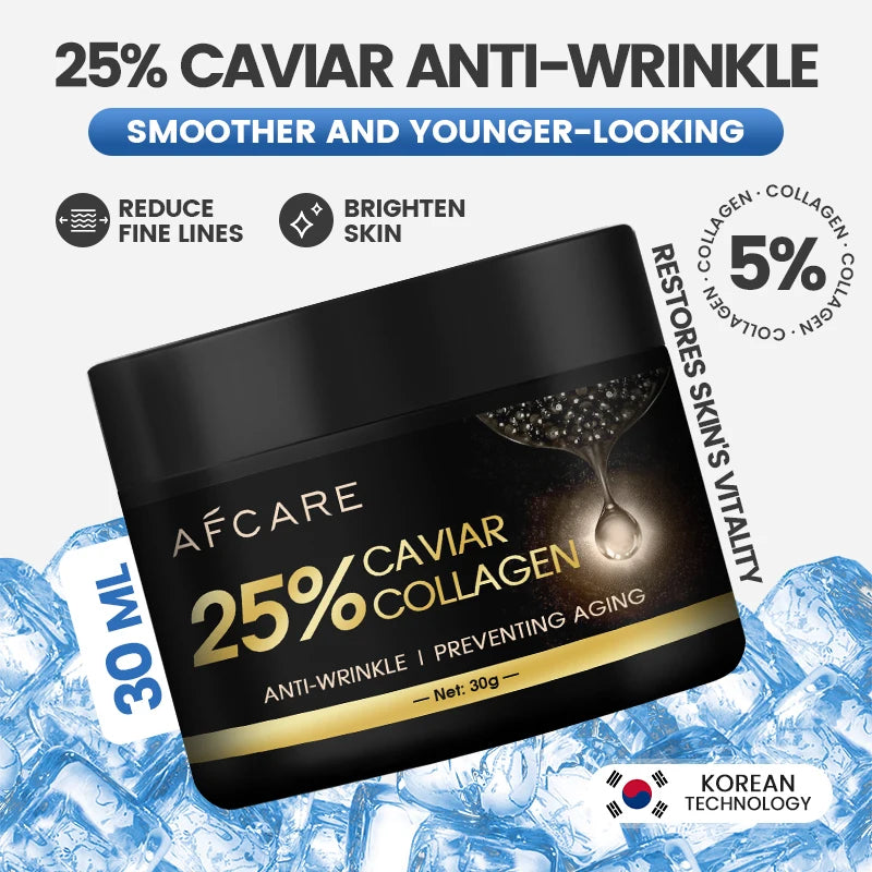 Summer Collagen Caviar Anti-Wrinkle Cream Efficient Fade Fine Lines Anti Aging Whitening Beauty Products Korean Cosmetics