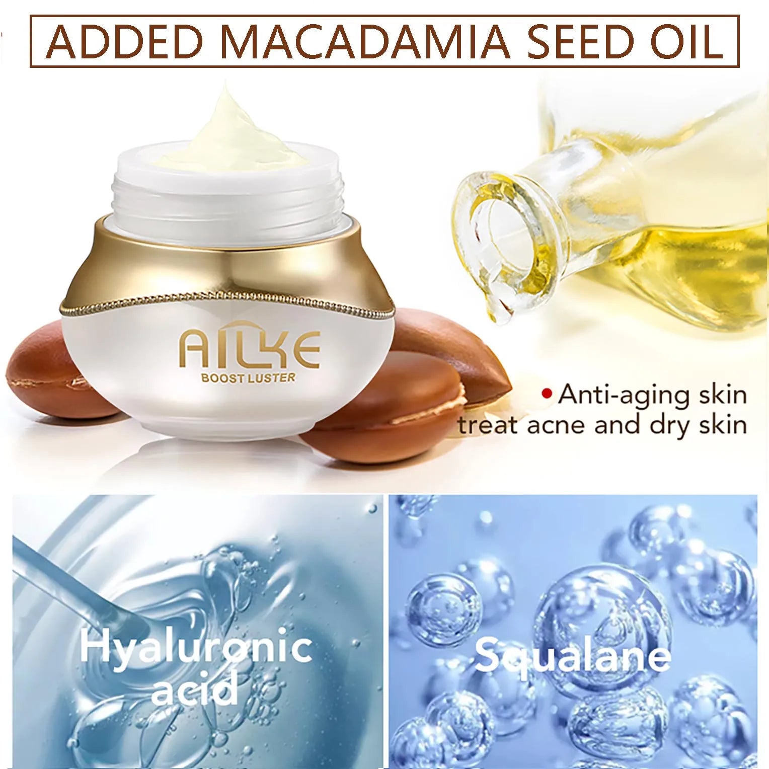 مجموعة AILKE White Rose لترطيب وإشراقة وتوحيد مظهر البشرة