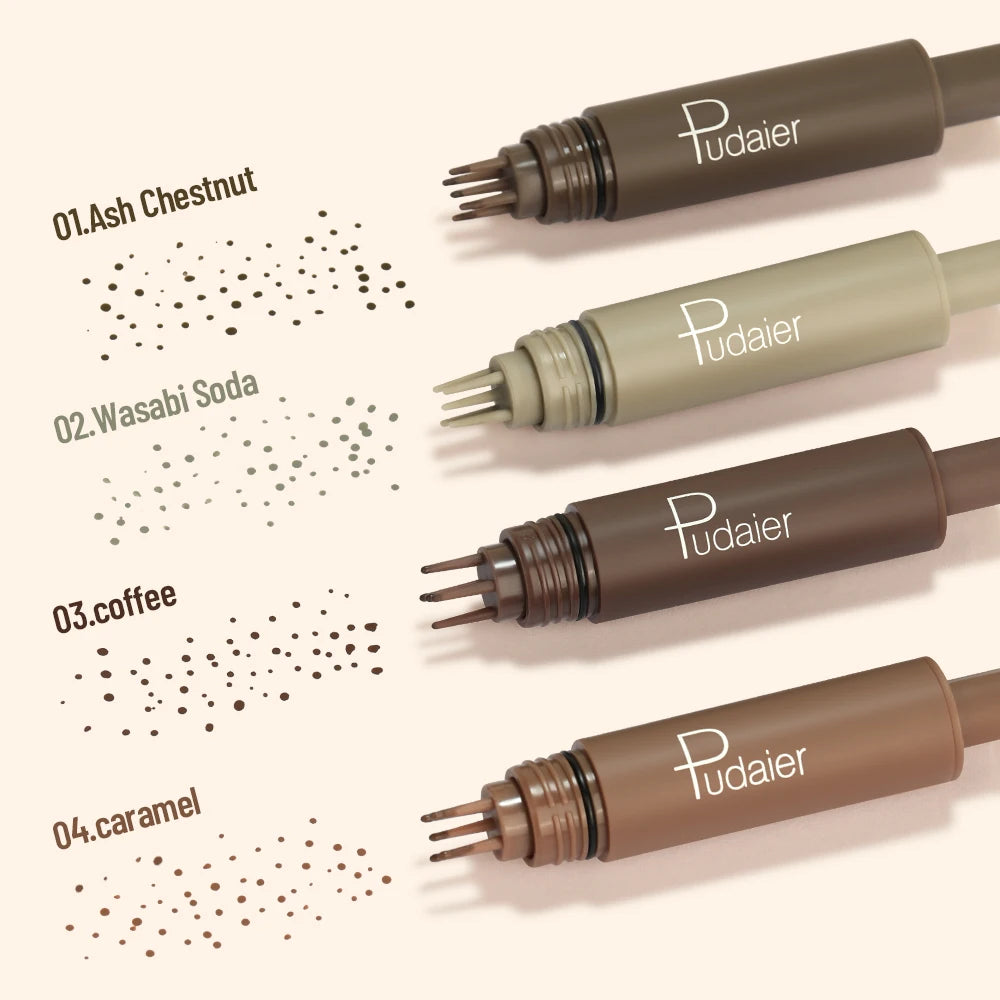 1pc Natural Freckle Stamp Pen, waterproof and sweatproof - quick-drying, natural and delicate freckle makeup, multi-scene use