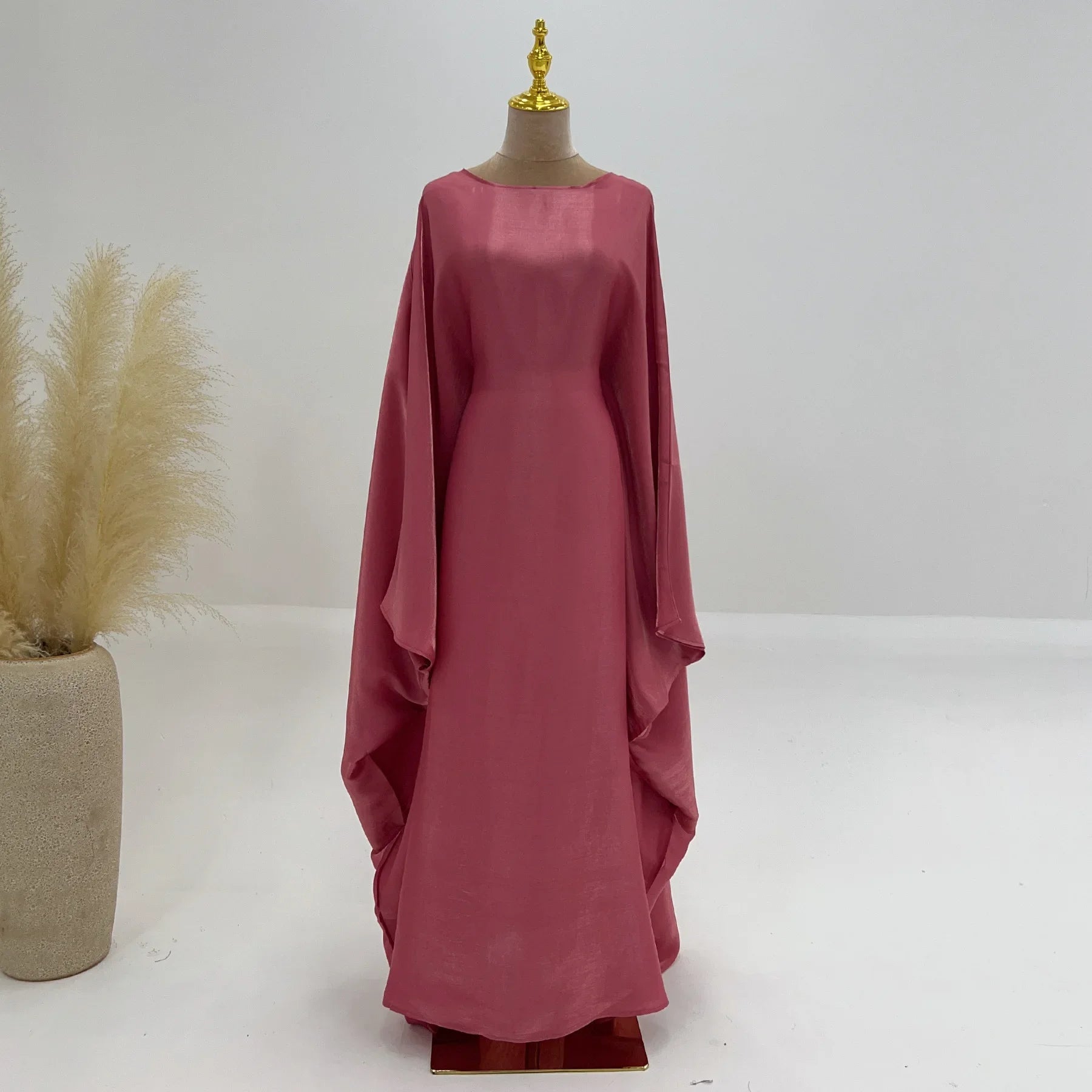 Femme Musulman Shiny Abayas for Women Muslim Prayer Dress Dubai Turkey Kaftan Eid Djellaba Saudi Arabic Robe Islam Jalabiya Gown