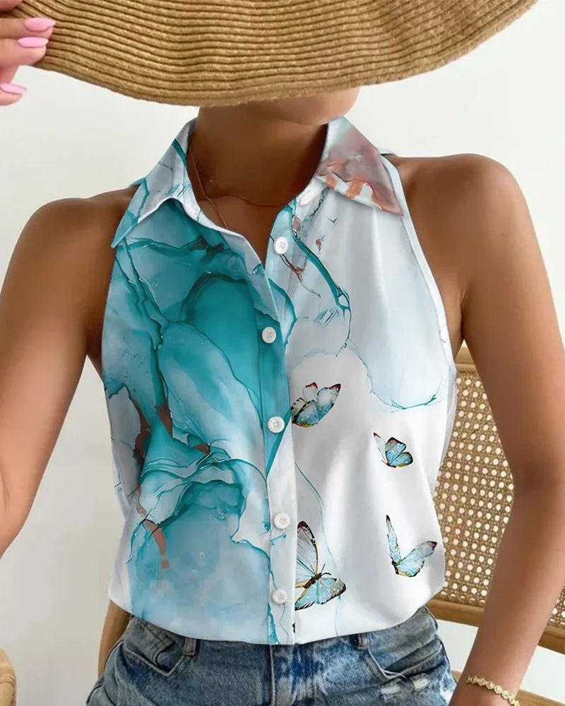 Women Elegant Solid Chiffon Blouse Spring Summer Casual Long Sleeve V Neck Loose Shirt Office Lady Tunics Oversized Tops 2023
